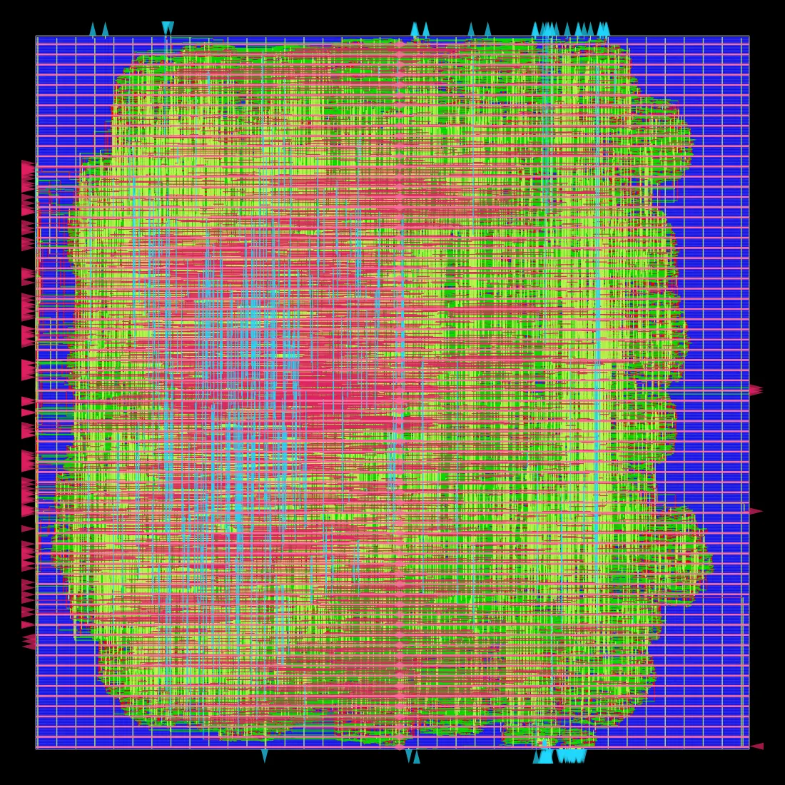 X5-Y3 layout at 988 MHz